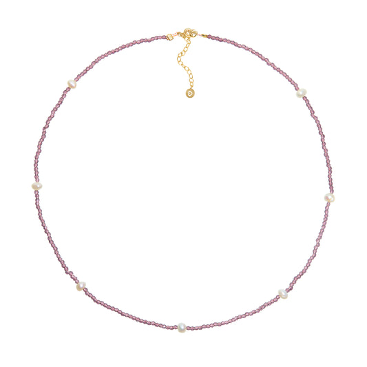 Agate Pearl Necklace