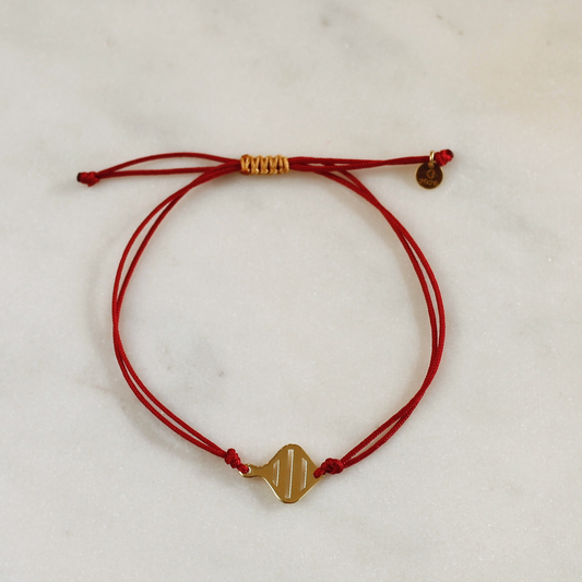 Lucky Charm 2026 Bracelet | Flat Spinning Top Cord