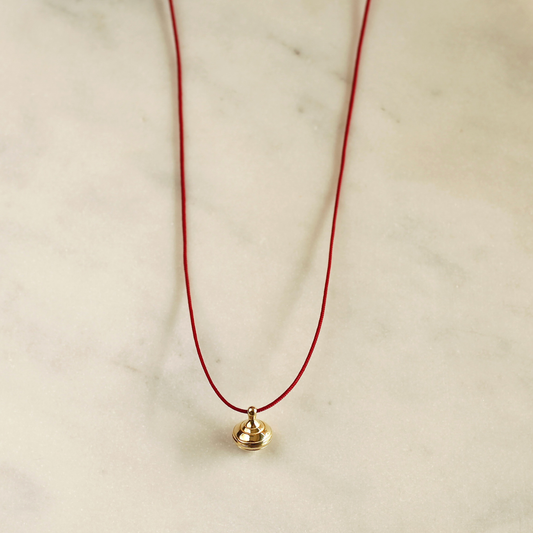 Lucky Charm 2026 Necklace | 3D Spinning Top Cord