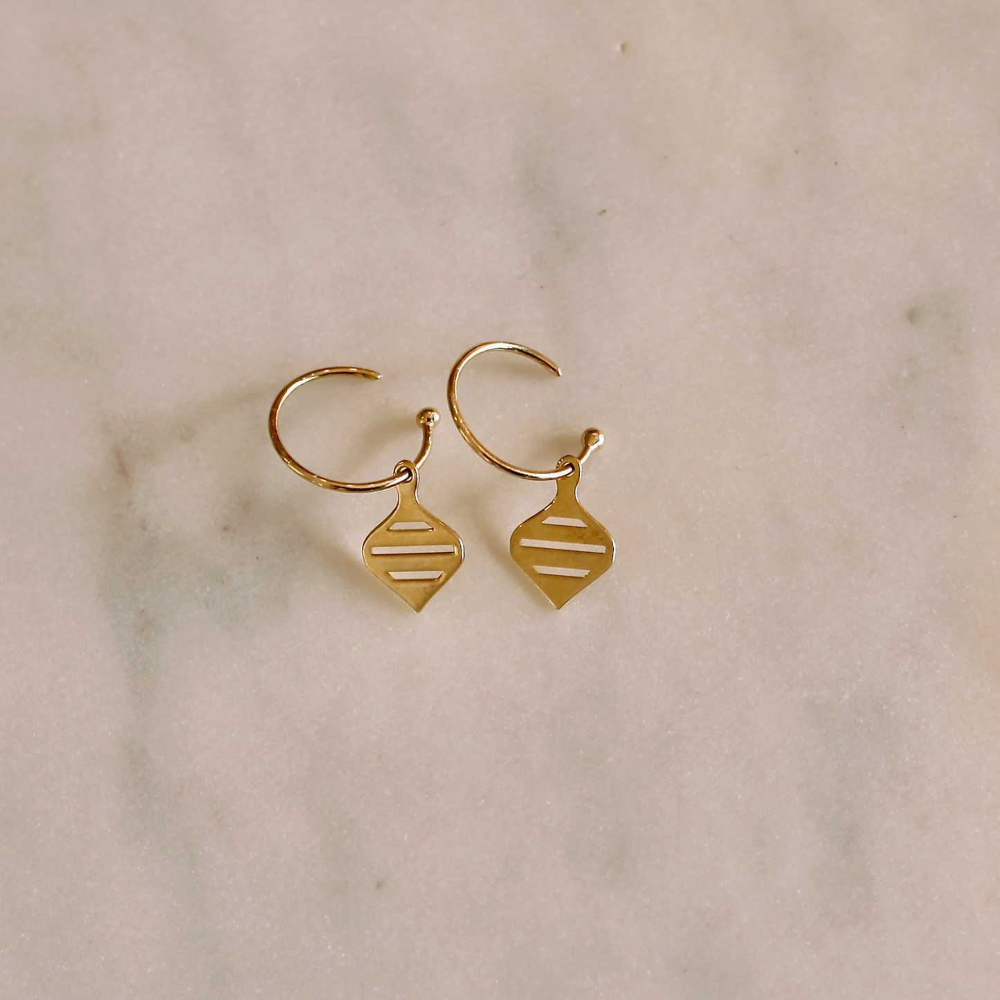 Lucky Charm 2026 | Flat Spinning Top Earrings