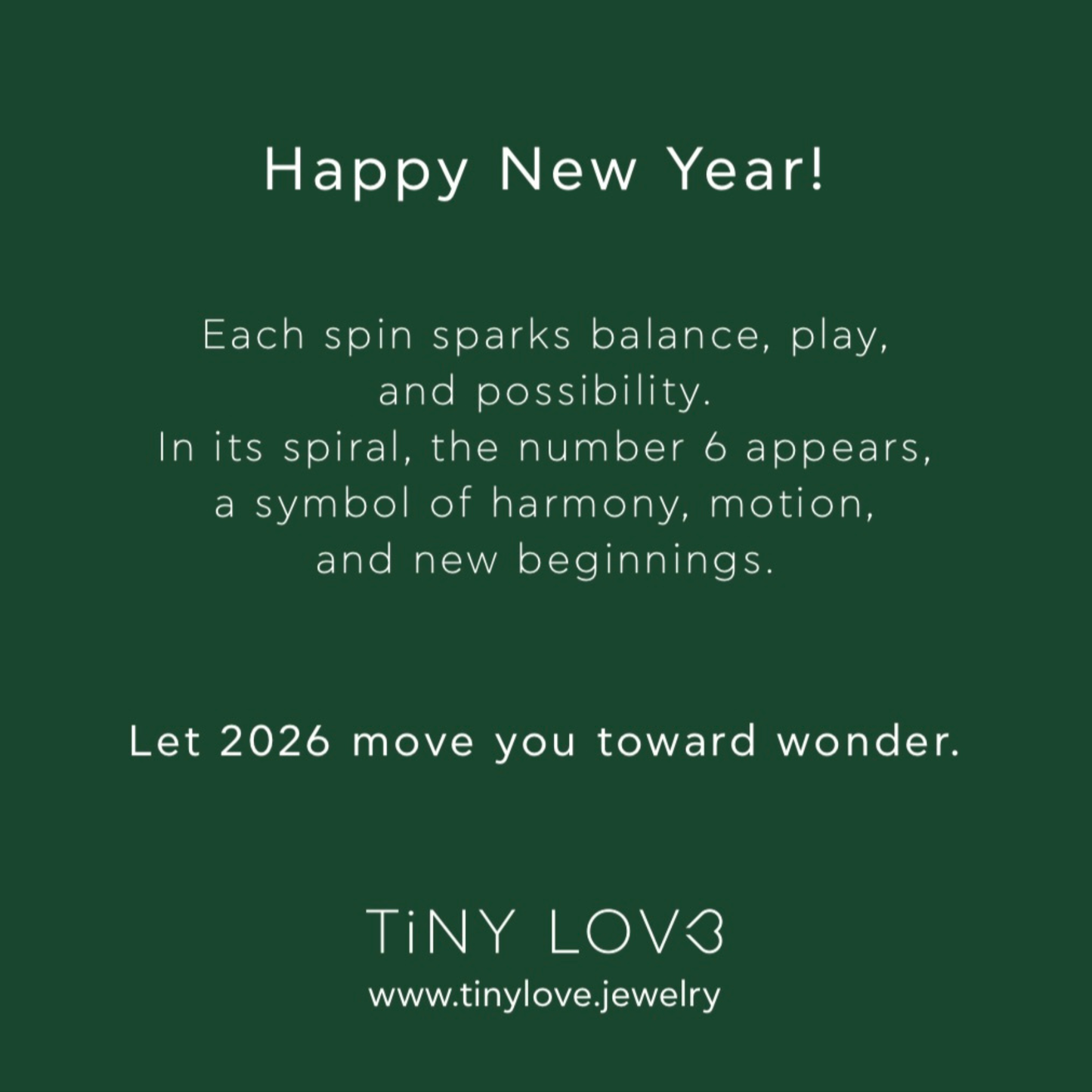 Lucky Charm 2026 Necklace | 3D Spinning Top Chain