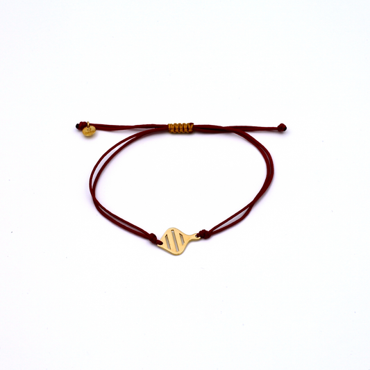 Lucky Charm 2026 Bracelet | Flat Spinning Top Cord