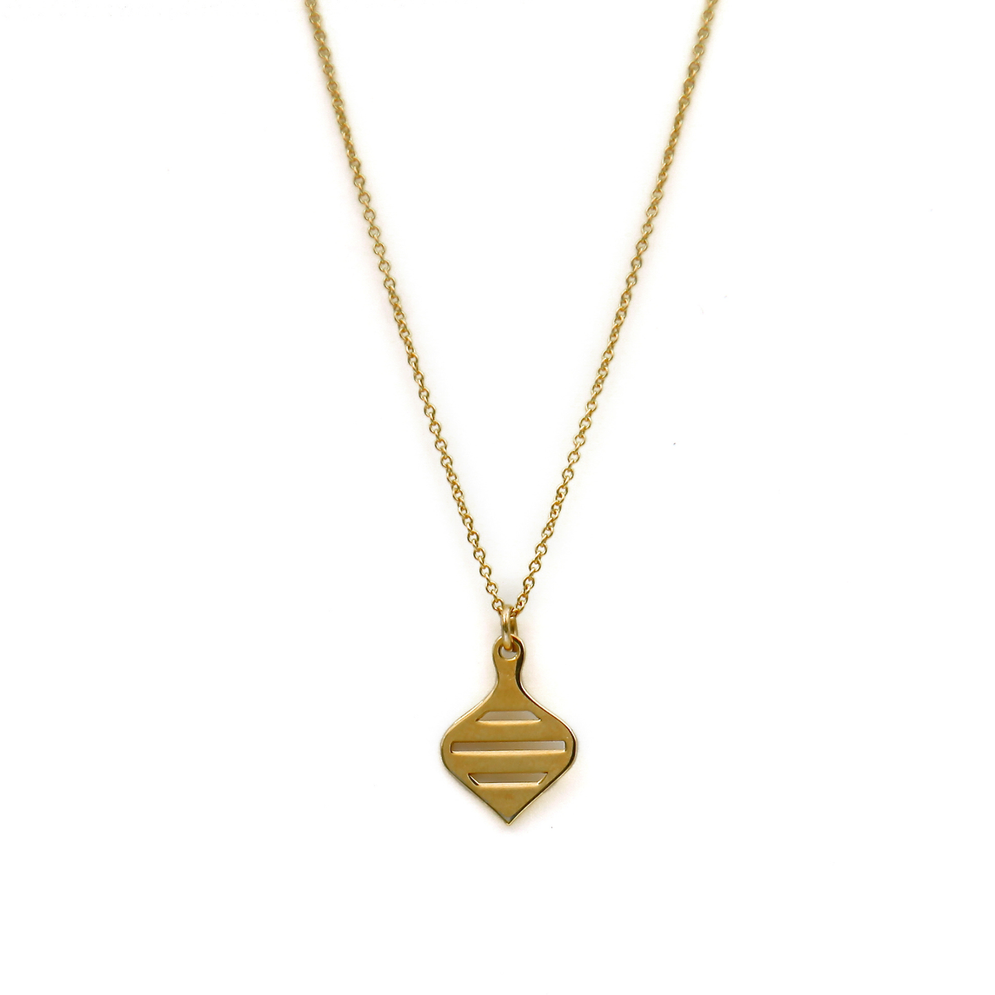 Lucky Charm 2026 Necklace | Flat Spinning Top Chain
