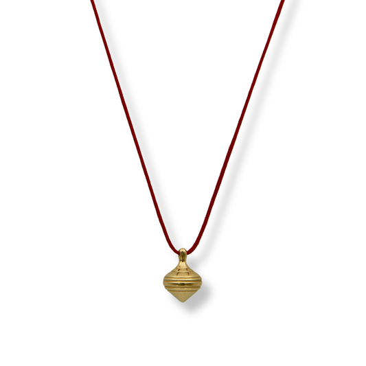 Lucky Charm 2026 Necklace | 3D Spinning Top Cord