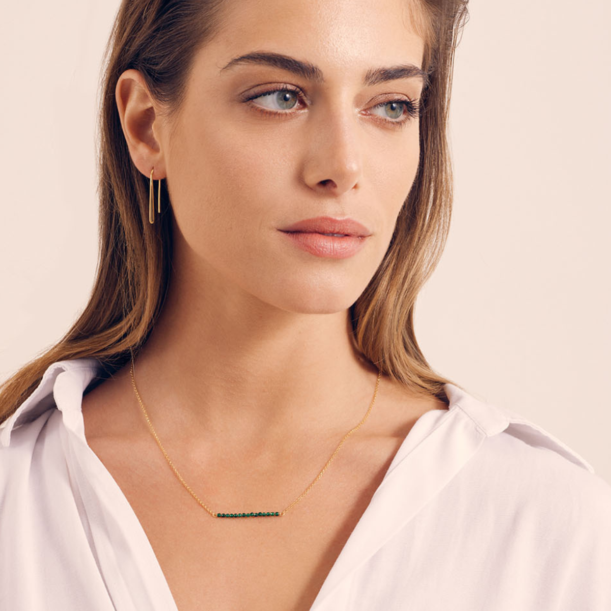 Agda Long Earrings